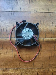 Vintage AVE - 2 Wire 12V-0.12A - 80X25MM Best Quality DC Fan -Model # AV-825M12S - Picture 1 of 5
