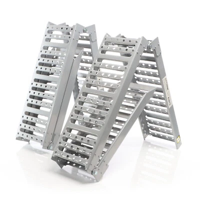 XPOtool 2x Auffahrrampe 340kg Klappbar Verladerampen 197x23cm Motorrad Anhänger