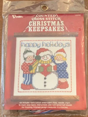 Vogart 圣诞纪念品计数十字绣套件 — 第 1/2 张图片