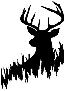 Whitetail Deer Car Window Vinyl Decal Hunting Outdoors Graphic Sticker NEW