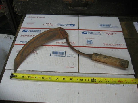 ANTIQUE WEED CUTTER HAND SYCTHE GARDEN TOOL Cover