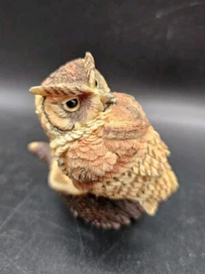 The Hamilton Collection "Safe And Sound" By Russell Willis Owl Figurine Bird  - Picture 1 of 11