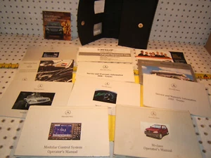 Mercedes 2000 ML55 AMG W163 US owner's Manuals Genuine 1 set of 12 & OEM 1 Case - Bild 1 von 12