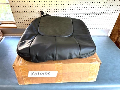 GM OEM NOS 16836488 Passenger Seat Back Cover Black 1998-1999 Cadillac Seville - Image 1 of 4