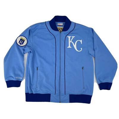 Mitchell & Ness Cooperstown Collection KC Royals Jacket Men's 44 (L) Full Zip - Image 1 of 4