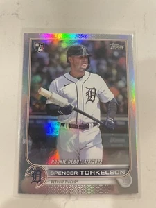 2022 Topps Update Spencer Torkelson Rainbow Foil Rookie RC #US79 Tigers - Picture 1 of 2