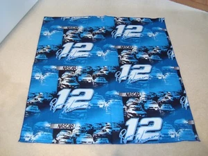 Bandana hecha a mano de tela Ryan Newman NASCAR #12 ¡perro mascota o TÚ! NUEVO - Imagen 1 de 2