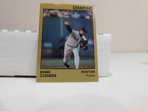 1991 STAR DIAMOND BASEBALL PROMO CARD ROGER CLEMENS ONLY 400 MADE