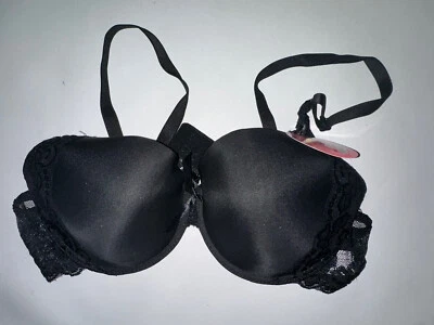 Sujetador acolchado ANGELINA para mujer nuevo con etiquetas con lazo negro diseño único talla: 38C B711-C Foto 1 de 3