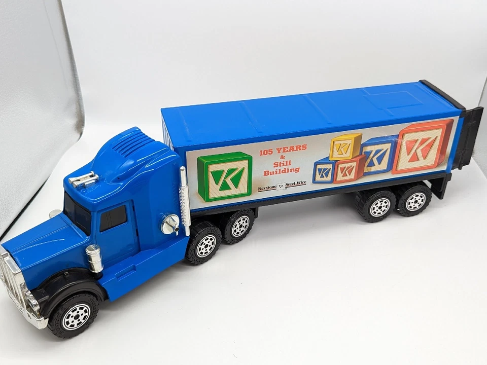 Грузовик Buddy L 1/18 Semi Keystone Сталь и Проволока Прессованная Сталь с Светом и Звуком - Изображение 1 из 4