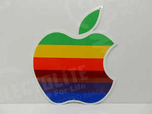 APPLE COMPUTERS DIE CUT ""APPLE"" Stahl-Emaille-Schild. 16"" hoch x 13 1/2"" breit - Bild 1 von 2