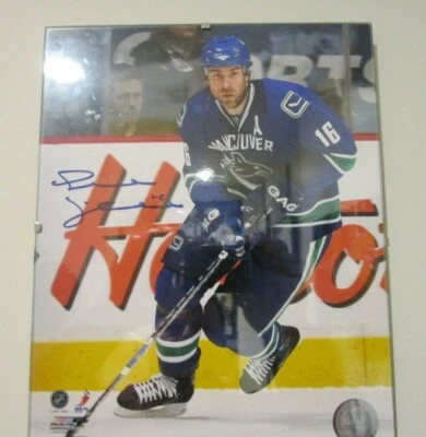 FOTO FIRMADA POR TREVOR LINDEN 8 X 10 VANCOUVER CANUCKS (B) Foto 1 de 2