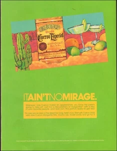 1992 Print ad for Jose Cuervo `it ain't no Mirage cute green limes Lips 07/11/22 - Picture 1 of 1