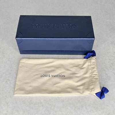 Blue Louis Vuitton LV Sunglasses Box Case with Dustbag  - Image 1 of 4