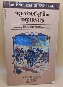 Endless Quest Book #5: Revolt of the Dwarves Rose Estes Dungeons & Dragons - Picture 1 of 6