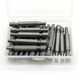 TMAX 25 pc 2" H-4 Hex 4mm Screwdriver Insert Bits Hex Shank with Security Slot - Picture 1 of 2