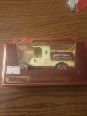 Modelos Matchbox De Antaño Y-3 1912 Modelo T Ford Tanker Clavel MMOY Foto 1 de 2