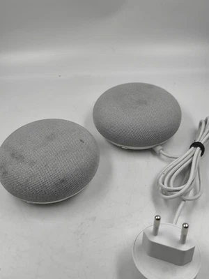 Lote De 2 H2C Google Altavoces Con Cargador - Laboral, Letreros De Uso - Imagen 1 de 4