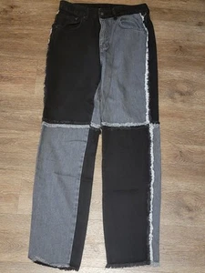 New Ragged Priest Jeans Womens Size 30 patchwork Black/Grey Bundle Stones/Harlow - Picture 1 of 14