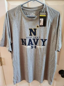 LARGE -- Navy Naval Academy Midshipmen Beat Army Under Armour drifit SHIRT nwt - Picture 1 of 6