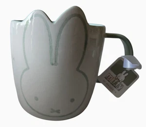 Miffy Ceramic Mug With Bunny Ear Design By Magenta 12 Oz Mint Green Interior - Picture 1 of 10