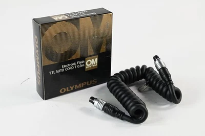 Olympus OM Electronic Flash TTL Auto Cord T 0.3m #G505 - Image 1 of 4