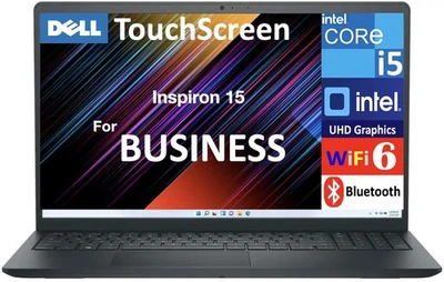 Dell Inspiron 15” FHD Touch Intel Core i5-1334U 32GB DDR4 1TB SSD W11P Laptop BK - Image 1 of 4