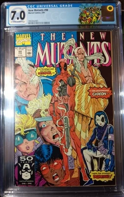 The New Mutants #98, #99, & #100 & X-Force #1 CGC Graded - Deadpool 1st,... - Image 1 of 4