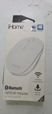 iHome Wireless Optical Mouse for MAC and PC New in Package White  - Image 1 of 4