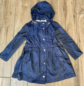 Girls Ted Baker Navy Lightweight Rain Coat Mac Jacket Age 6 Years - Picture 1 of 8