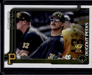 2025 Topps Baseball Paul Skenes #DP-13 Dugout Peeks SP - Bild 1 von 2