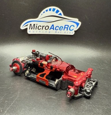Gebrauchtes MR03 ASF Red Custom Chrome Chassis viele Aluminium Upgrades - Bild 1 von 4