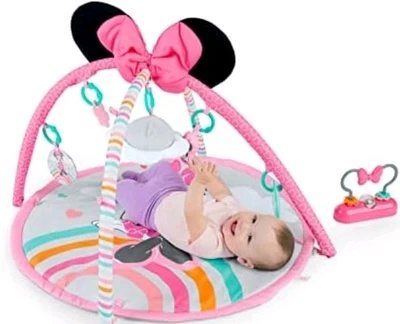 🔥 NUEVO-BRIGHT STARTS DISNEY BEBÉ MINNIE MOUSE FLOR BESTIAS ACTIVIDAD GIMNASIO - ROSA Foto 1 de 4