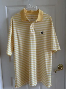 Vanderbilt Commodores Oxford America Veri cooles gelb gestreiftes Golfhemd Large - Bild 1 von 4