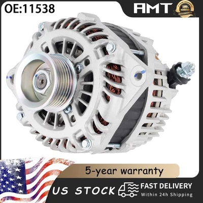 Alternator For 2013- 2017 Nissan Pathfinder Murano INFINITI JX35 QX60 3.5L 11538 Foto 1 de 4