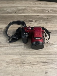 Red Nikon COOLPIX B500 10.0MP Digital SLR DSLR Camera *FOR PARTS OR REPAIR AS IS - Picture 1 of 7