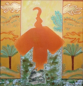 Charlotte Herzog von Berg /Original Mischtechnik/Unikat/handsigniert/No-Spiel II - Bild 1 von 3