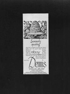 HOTEL DENNIS ATLANTIC CITY AUF DER PROMENADE AN DER MICHIGAN AVENUE SOMMER 1964 ANZEIGE - Bild 1 von 1