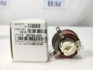OHMITE 59789-200 200 OHMIOS REÓSTATO 1910 59789200 ENVÍO RÁPIDO GRATUITO - Imagen 1 de 9