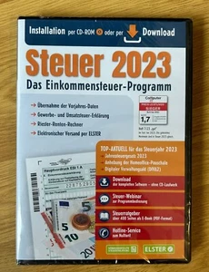 Aldi Steuer 2023 Einkommensteuer-Software - CD Neu in versiegelter OVP - Bild 1 von 2