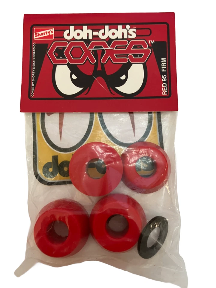 Vintage NOS 2007 Shorty's Doh Doh's Skateboard Blue Bushings 88a for 2 Trucks