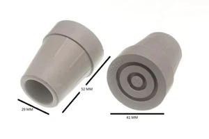 Walking Stick Crutch Frame Ferrule Heavy Duty 7/8 Inch 22mm ID Pack Of 8 - Picture 1 of 1