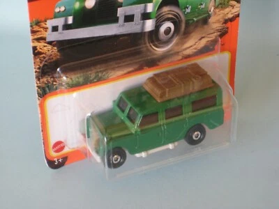 Matchbox 1965 Land Rover Gen II 110 Green Defender Toy Model Car 70mm USA BP a - Image 1 of 2