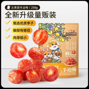 三只松鼠半边梅250g Three Squirrels Plum Jerky Candied Fruits 250g - Picture 1 of 5