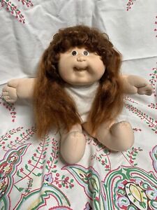 Cabbage Patch Kids Doll HM 19 Missing Tooth Auburn Red Hair Brown Eyes Cornsilk