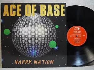 Ace of Base Happy Nation 13Track 1993 Korea LP Picture & Lyric W/Insert NM - Picture 1 of 6