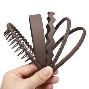 Plastic Headbands for Women Fashion Non Slip Headbands with Teeth Wide Hair b... - Picture 1 of 7