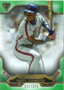 2020 Topps Triple Threads Baseball Emerald #55 Darryl Strawberry /275