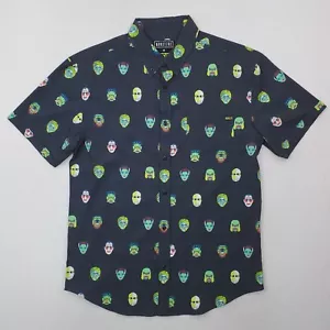 RSVLTS Universal Monsters Hemd Herren Large Schwarz Button Down The Roosevelts - Bild 1 von 11