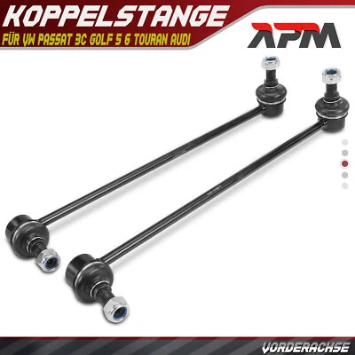 2x Koppelstange Vorne L+R für VW Golf 5 6 Touran 1T Passat 3C CC Scirocco Caddy - Bild 1 von 4